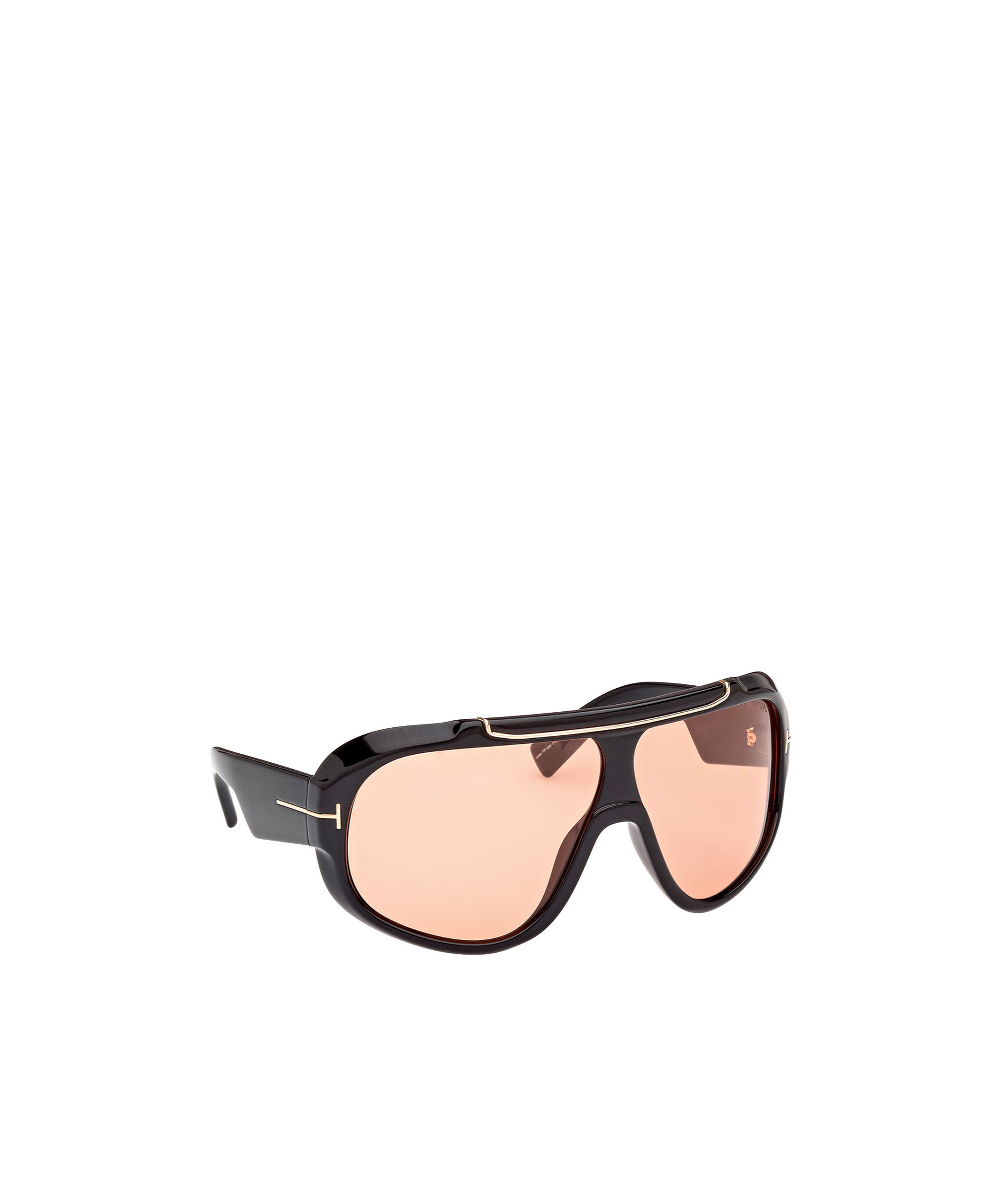Tom Ford Eyewear Photochormatic Rellen Shield Frame Sunglasses In Nude