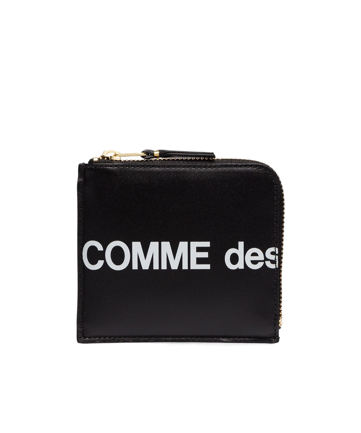 Comme Des Garçons Cdg Large Logo Wallet In Black