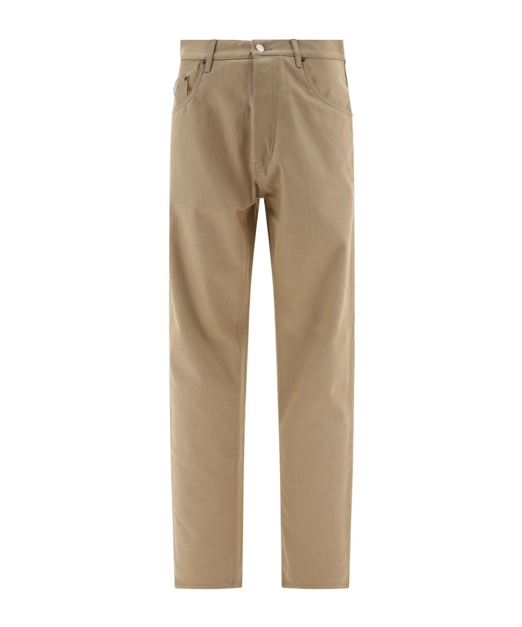 Prada Low-rise Straight-leg Jeans In Brown