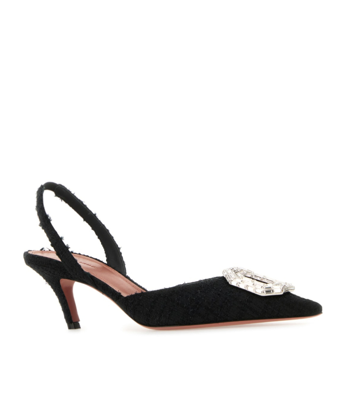 Shop Amina Muaddi Cusp High-heeled Shoes In Black