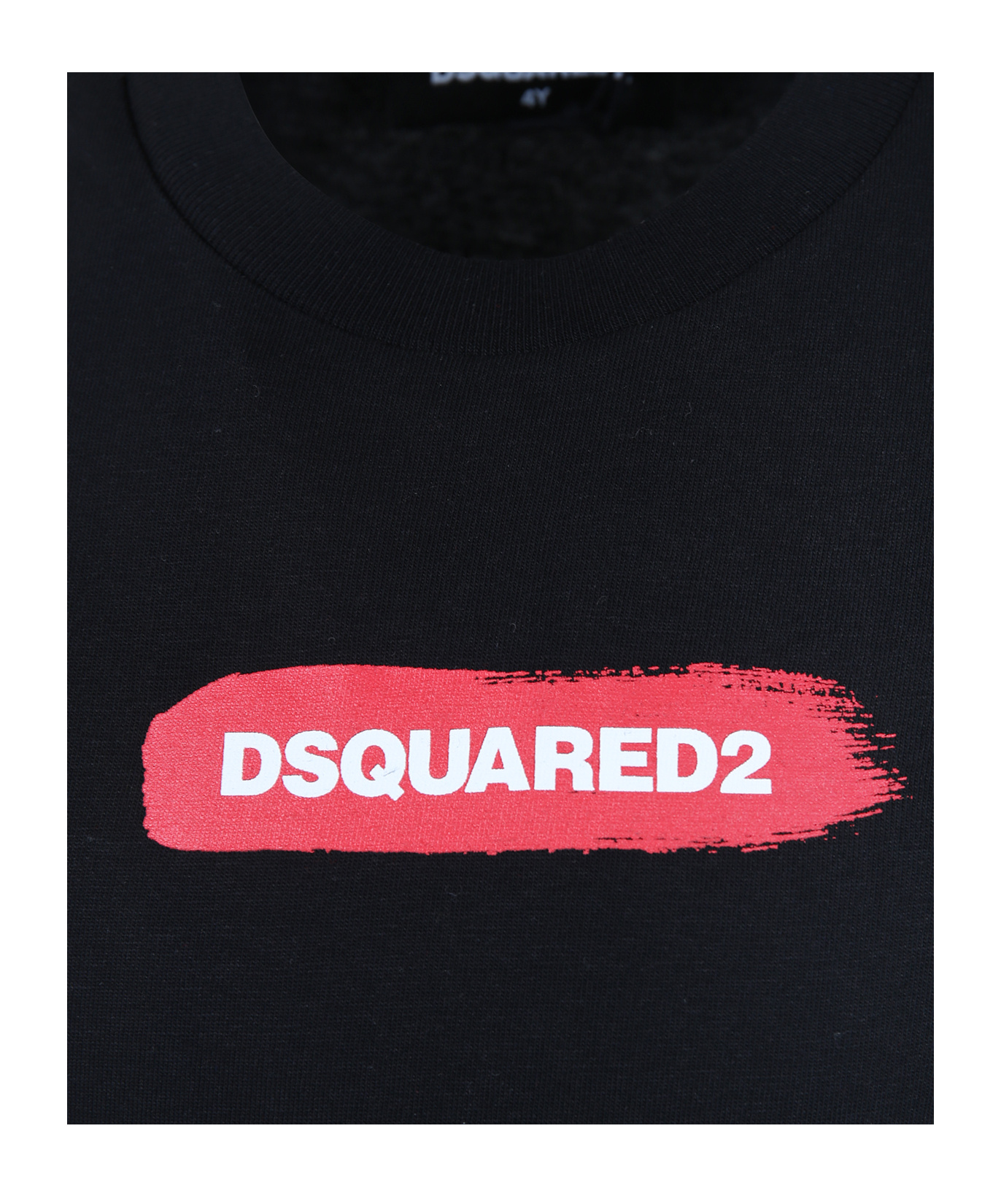 Shop Dsquared2 Logo Printed T-shirt In Black