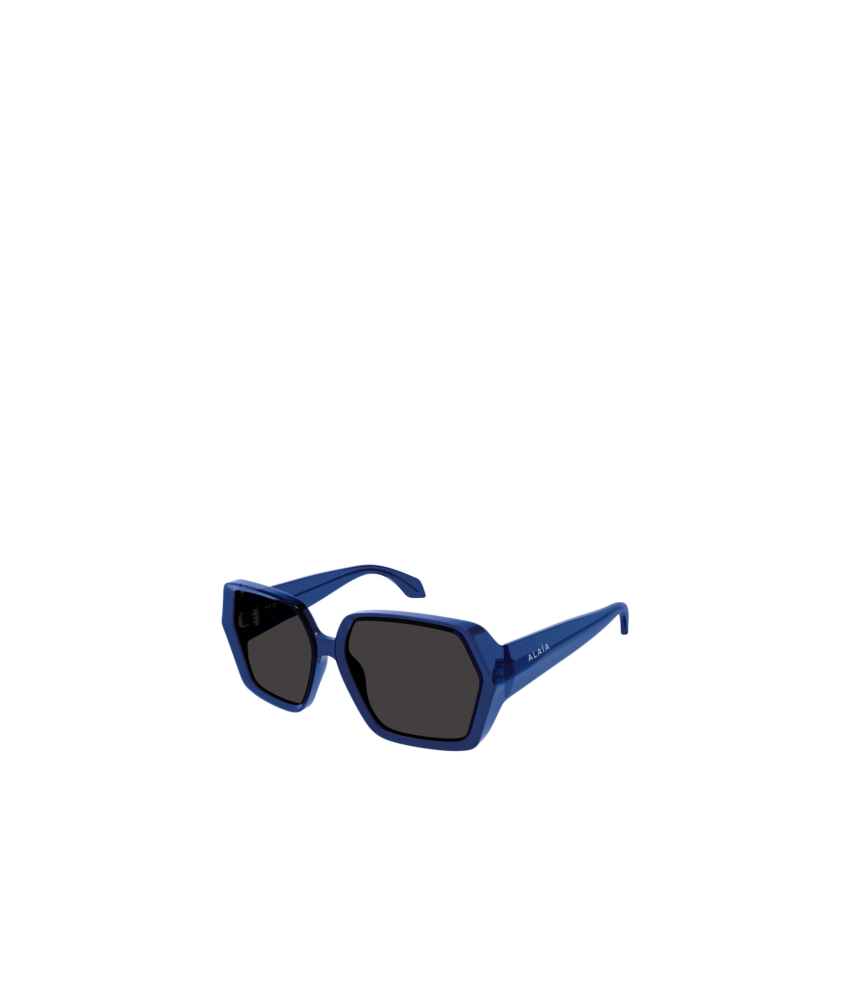 Alaïa Aa0077s Geometric-frame Sunglasses In Black