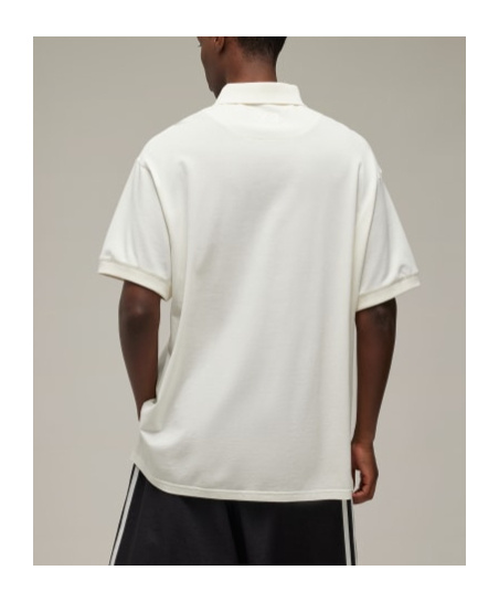 Y-3 Piqué Cotton Polo Shirt In White