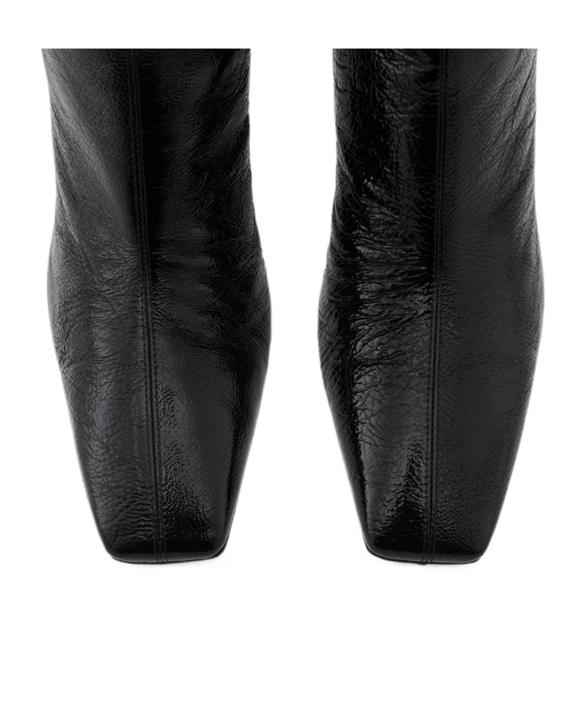 Shop Courrèges Heritage Leather Ankle Boots In Black