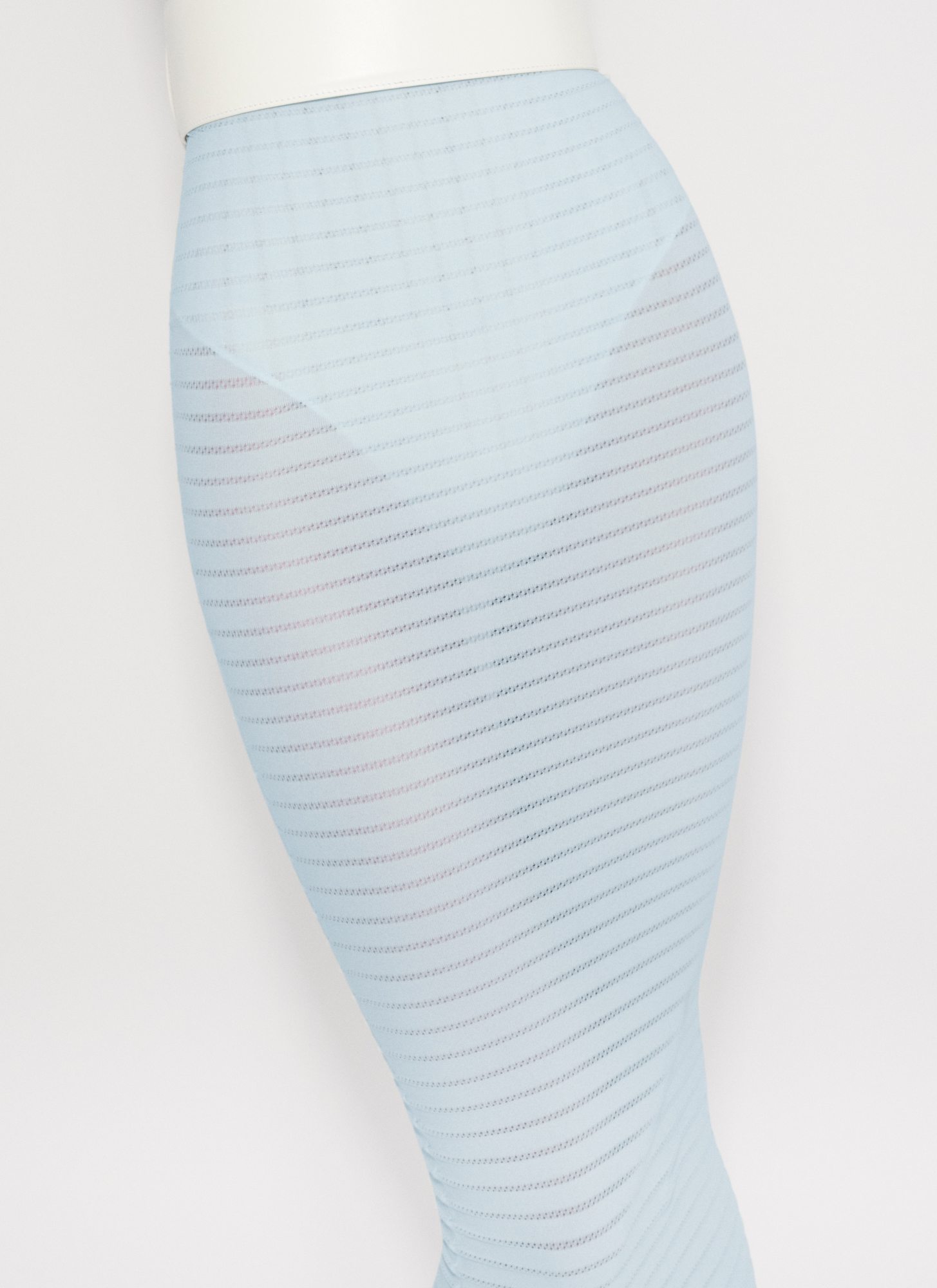 ALAÏA ALAÏA STRIPED TUBE SKIRT