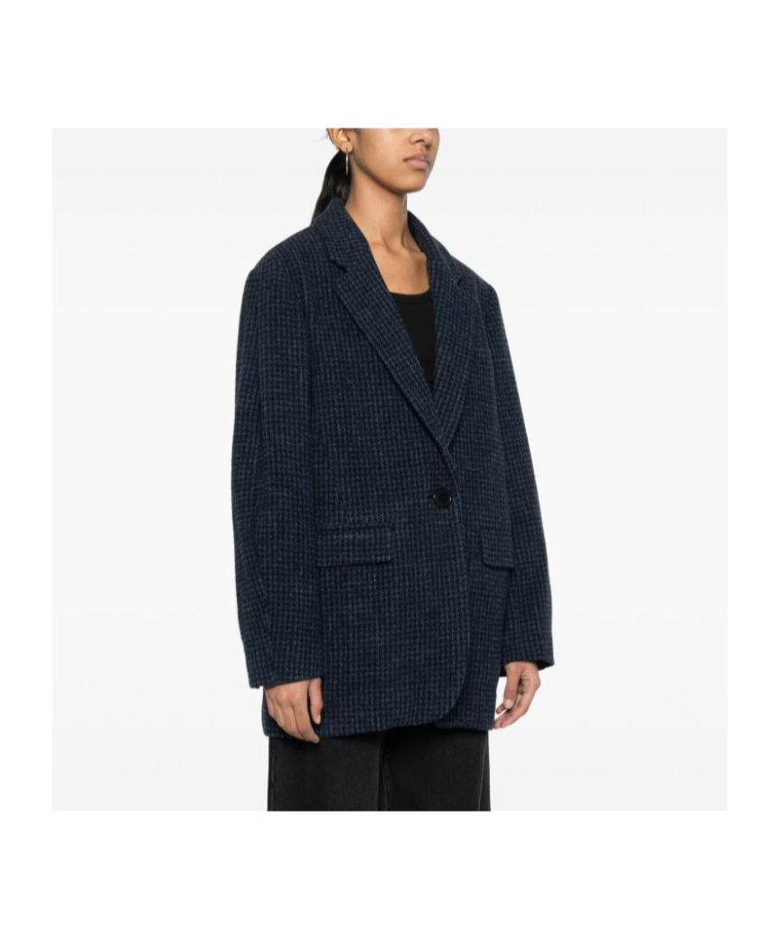 Isabel Marant Étoile Adilinko Single-breasted Blazer In Blue