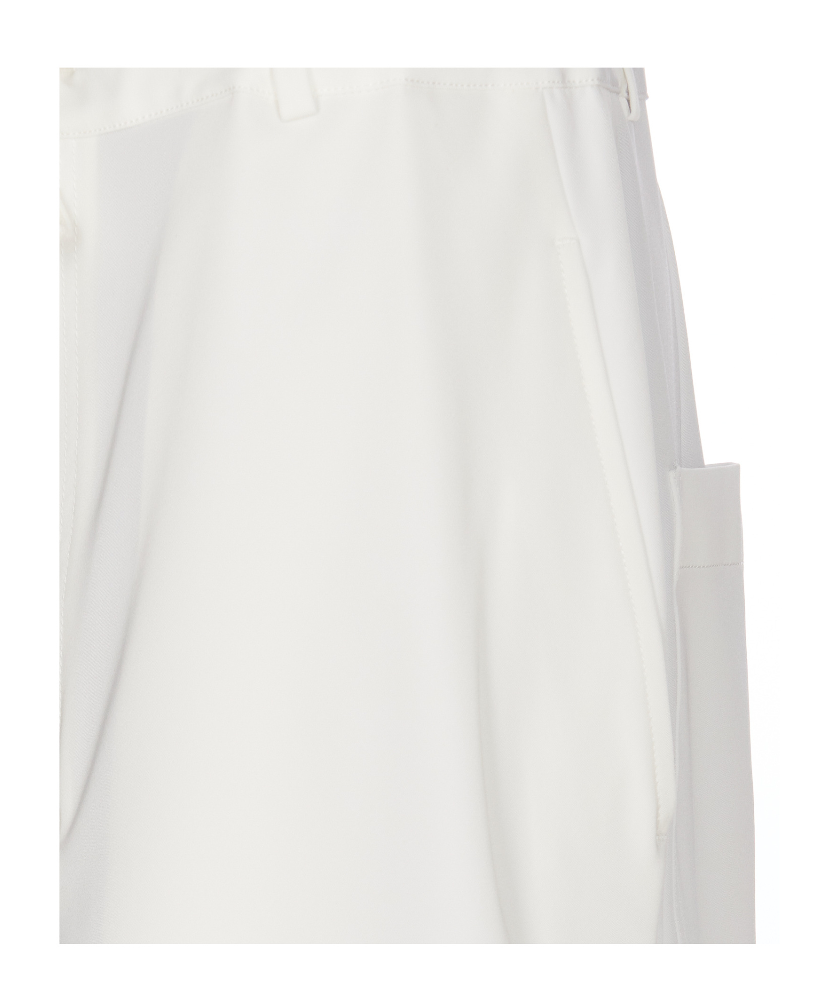 Mm6 Maison Margiela Drawstring-waist Palazzo Trousers In White