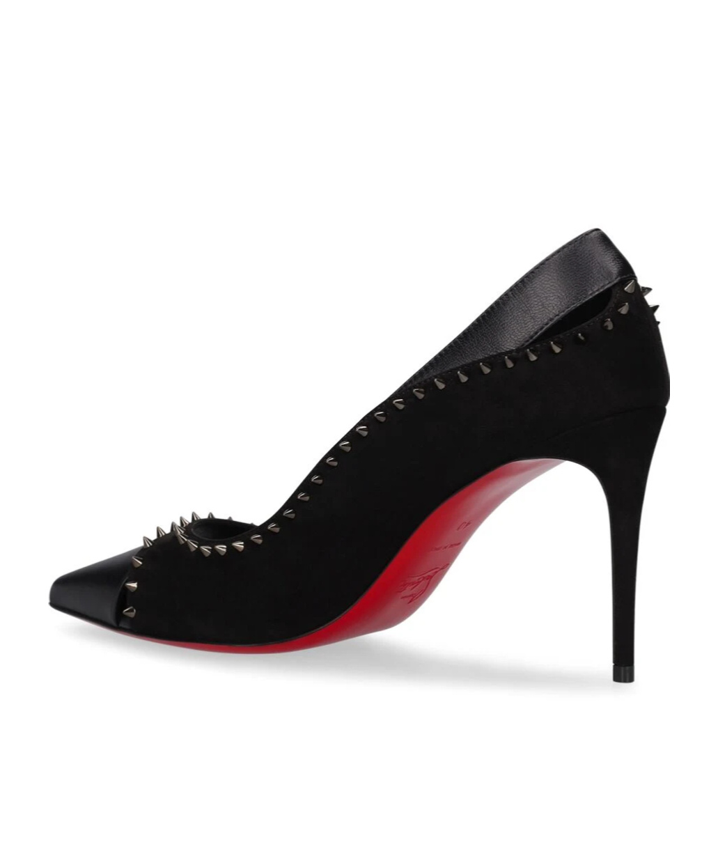 CHRISTIAN LOUBOUTIN NAILED POINTED HIGH-HEELED SHOES