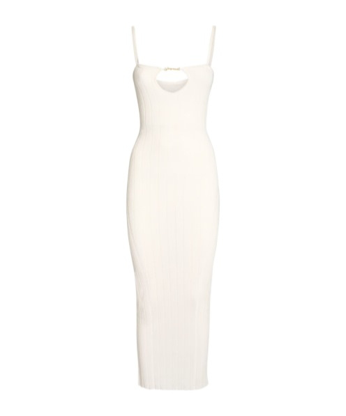 Jacquemus La Robe Sierra Bretelles Knitted Medium-length Dress