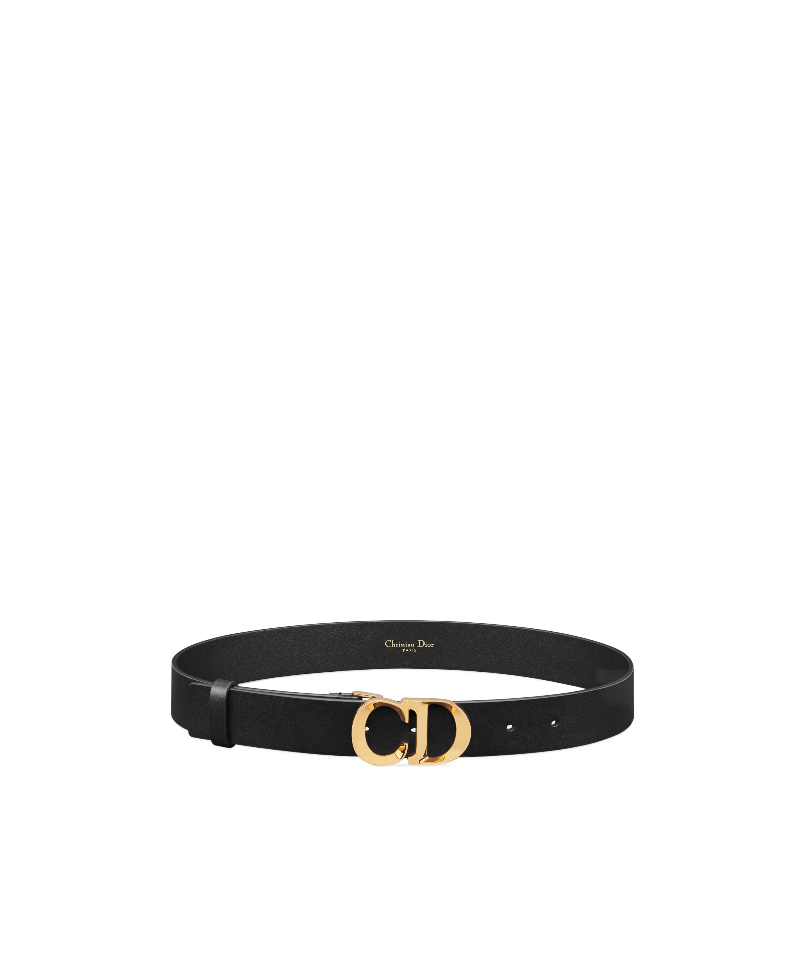 Dior Logo Belt In Black