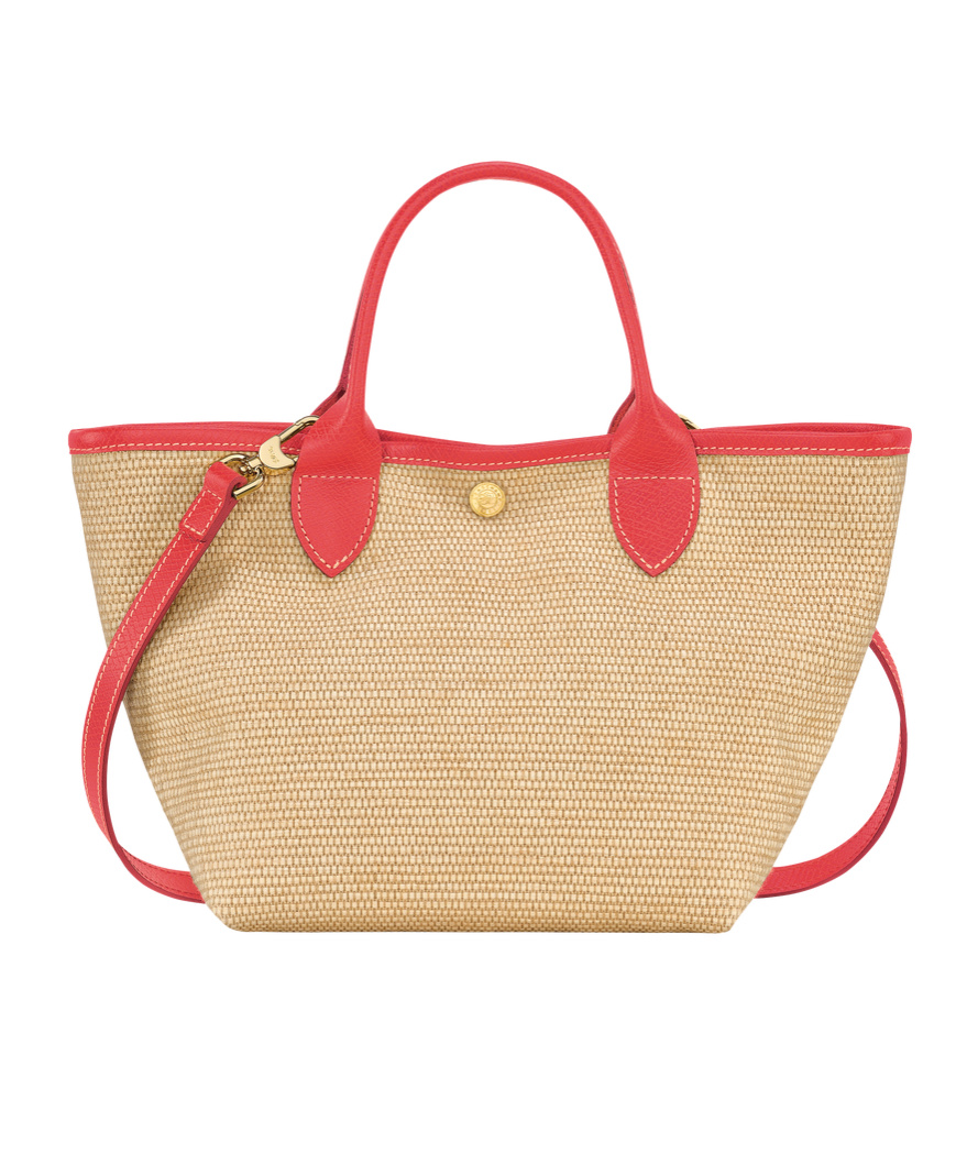 Longchamp `le Panier Pliage` Small Handbag In Nude