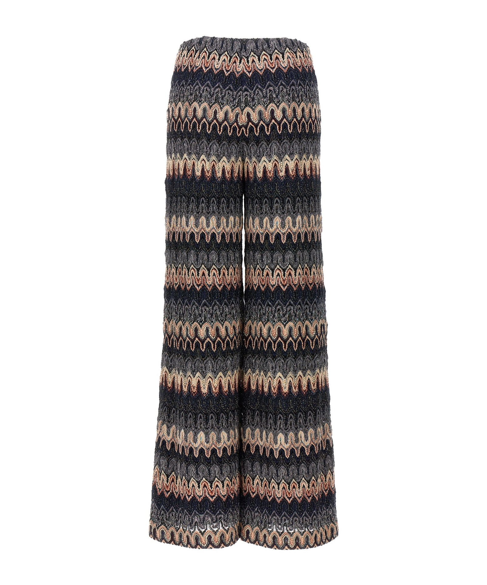 MISSONI ZIGZAG LUREX FLARED TROUSERS