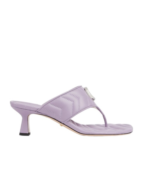 GUCCI A PAIR OF G-TOE HIGH-HEELED SANDALS