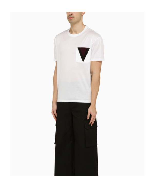 VALENTINO CHEST-POCKET COTTON T-SHIRT