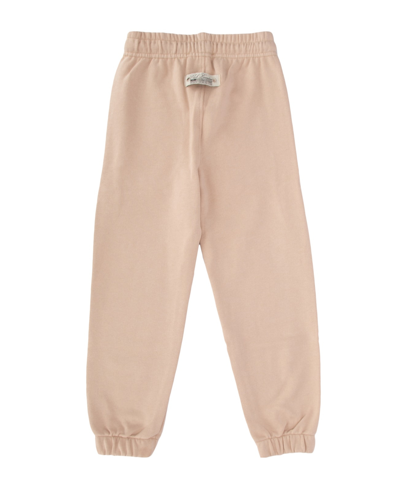 Msgm Pull Rope Loose Waist Trousers In Nude