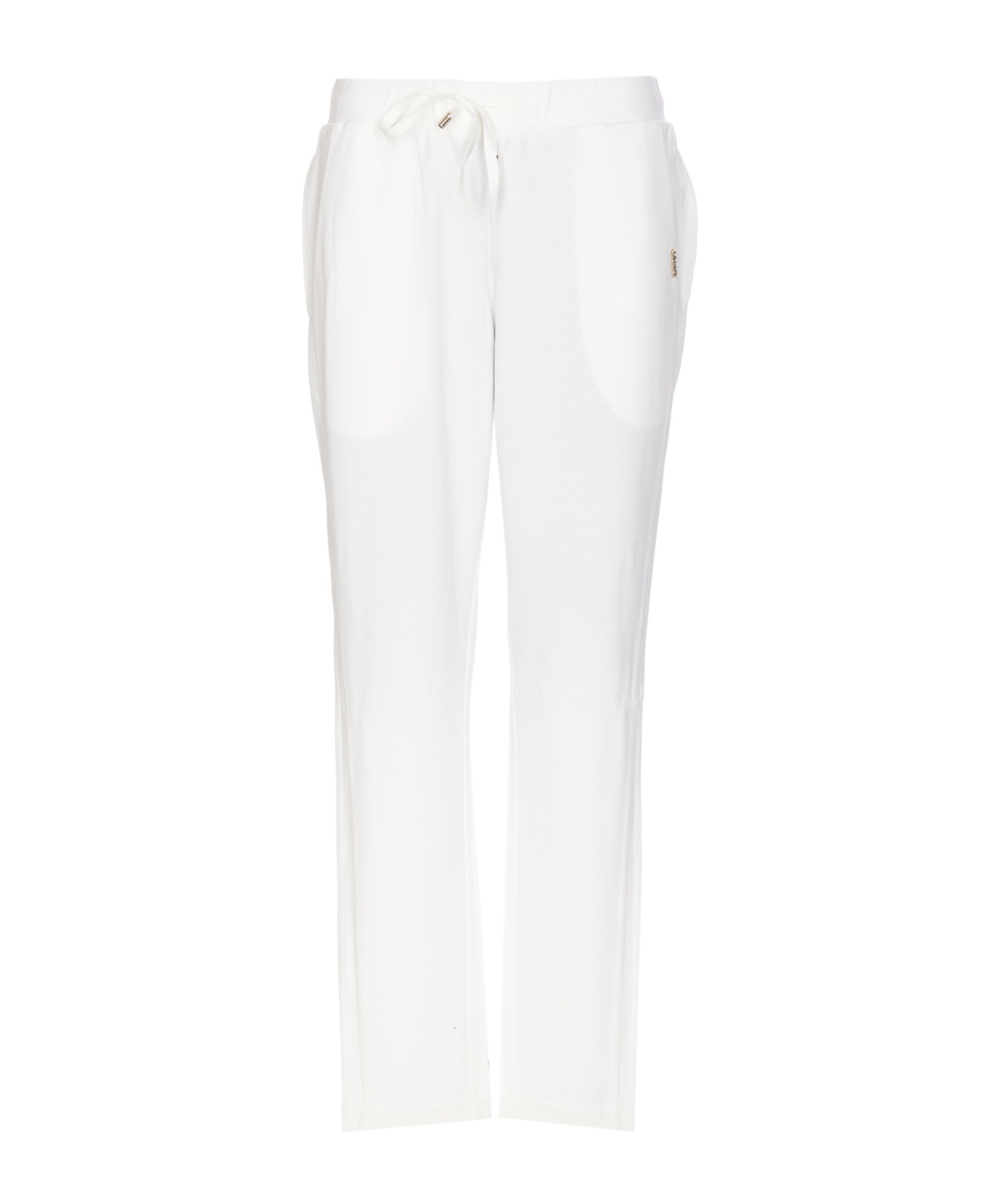 Shop Liu •jo Logo-plaque Track Pants In White