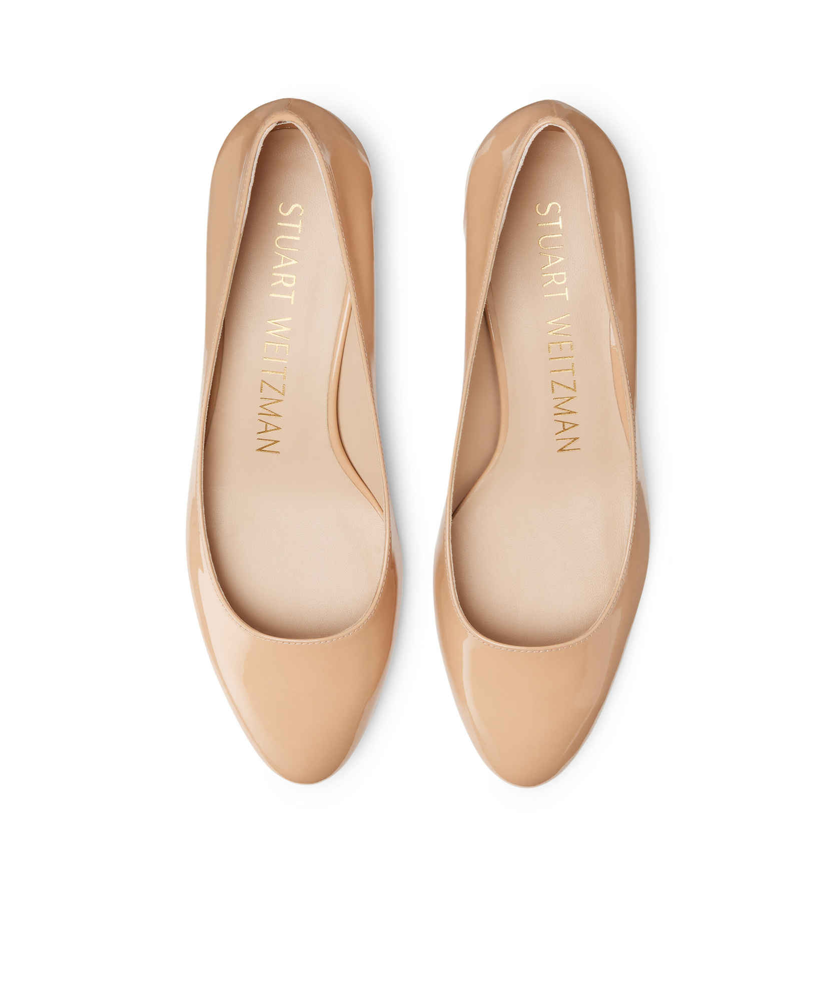 Stuart Weitzman Vivienne 35mm Pumps In Nude