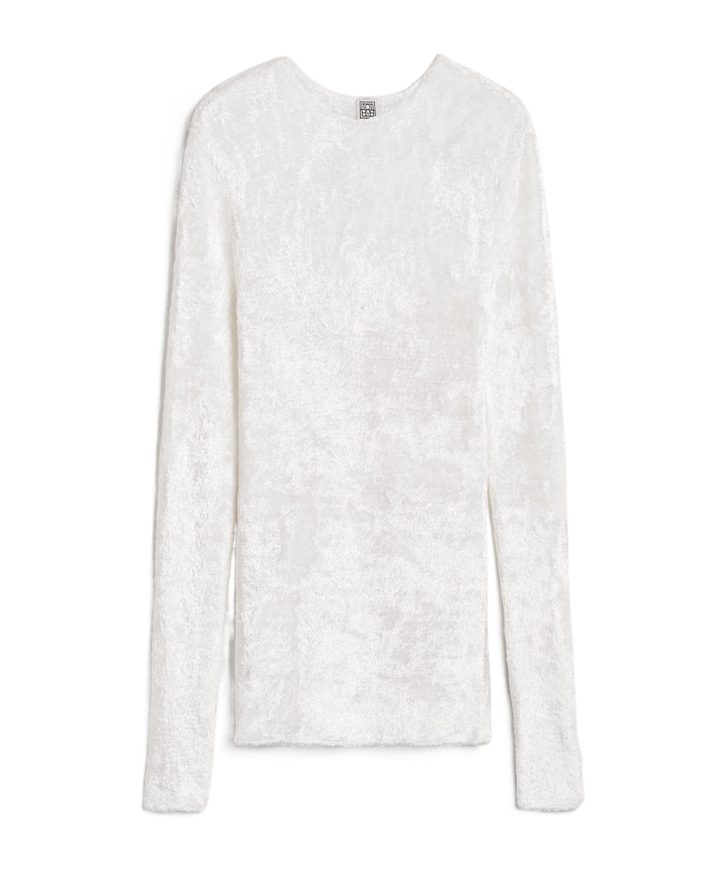 Totême Lolana Chenille Top In White