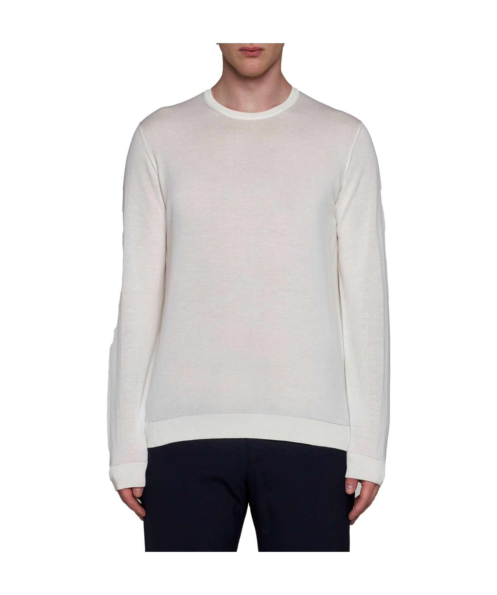 Roberto Collina Wool Sweaters In White