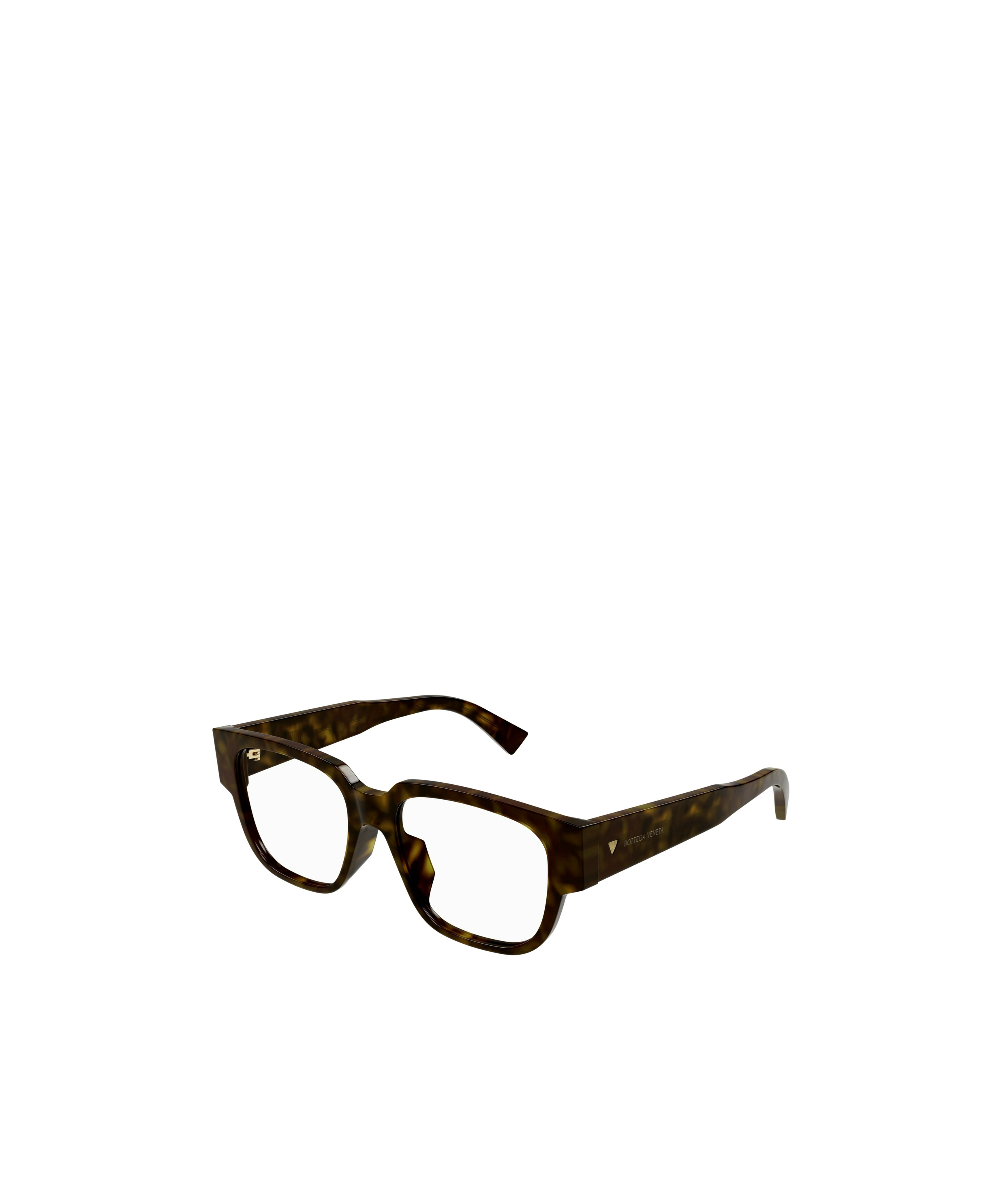 Bottega Veneta Geometric Frame Flat Mirror In Black