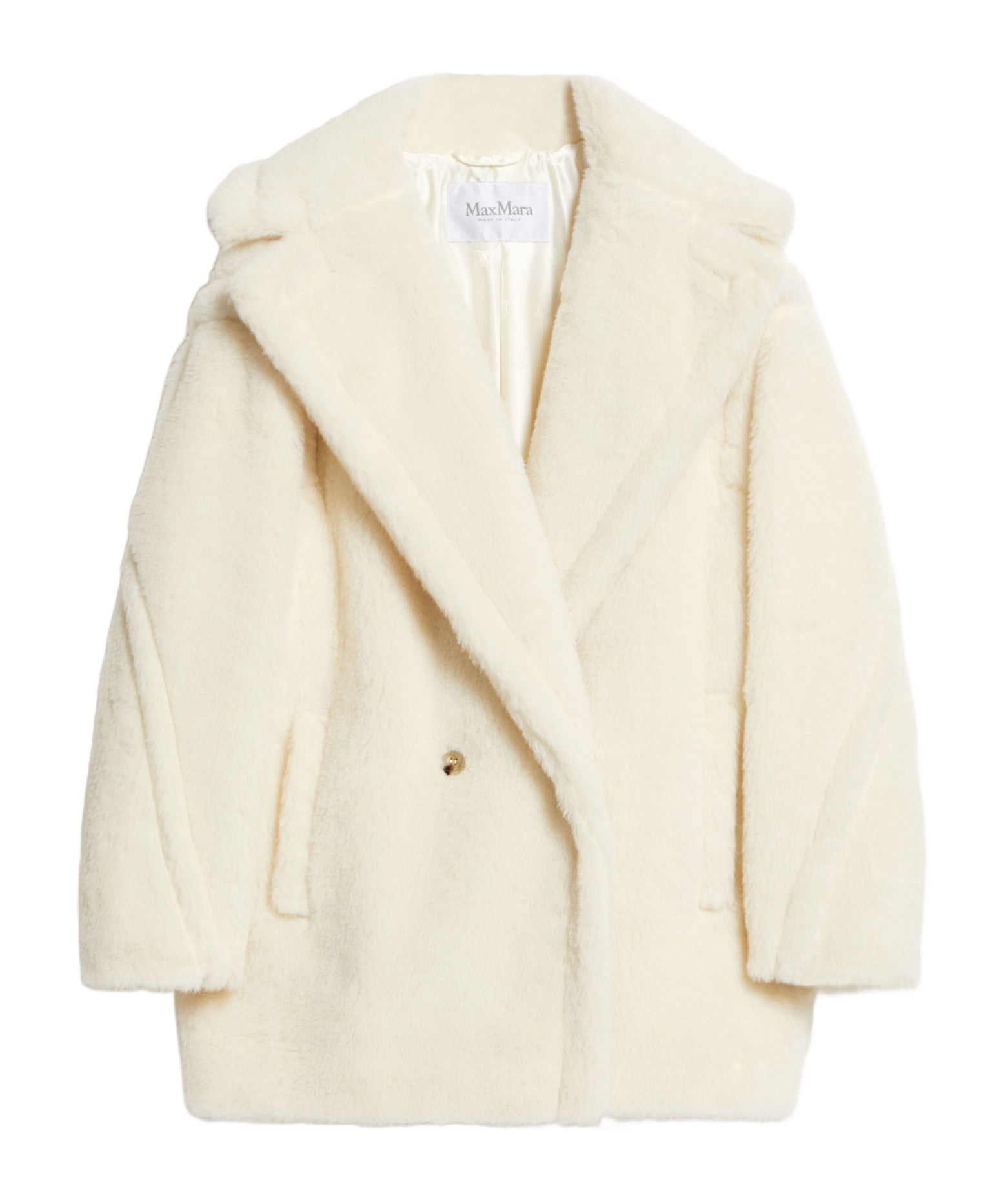 Max Mara Olga Puffer Jacket In White