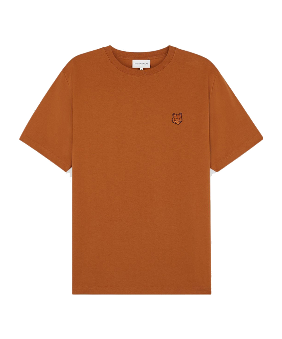 Maison Kitsuné Bold Fox Head Cotton T-shirt In Brown