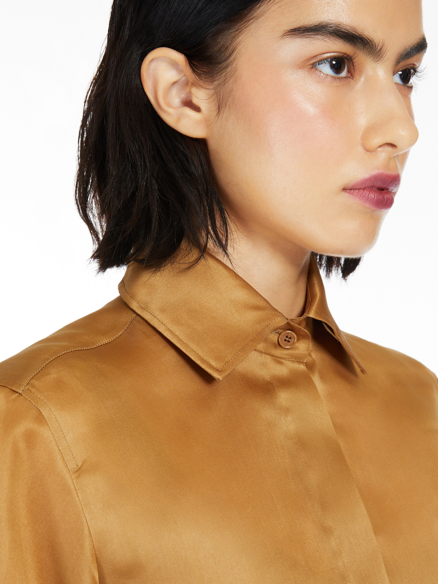Max Mara Acanto Shirt In Brown