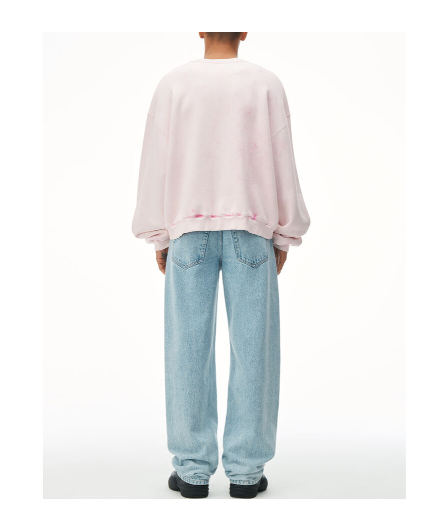Alexander Wang We Love Our Customers Sweatshirt In Pink