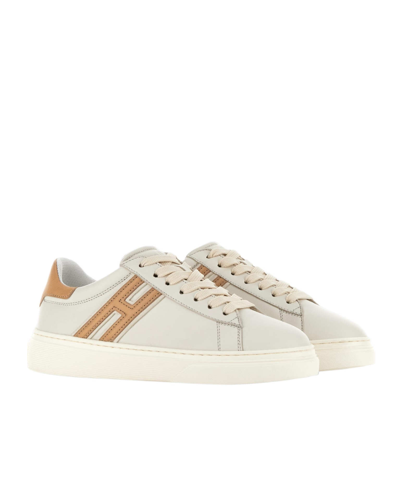 Hogan H365 Leather Low-top Sneakers In White