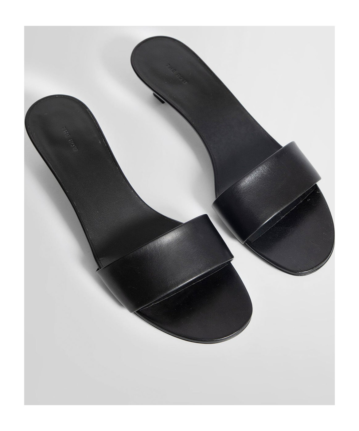 Shop The Row Combo Slip-on Sandals In Black