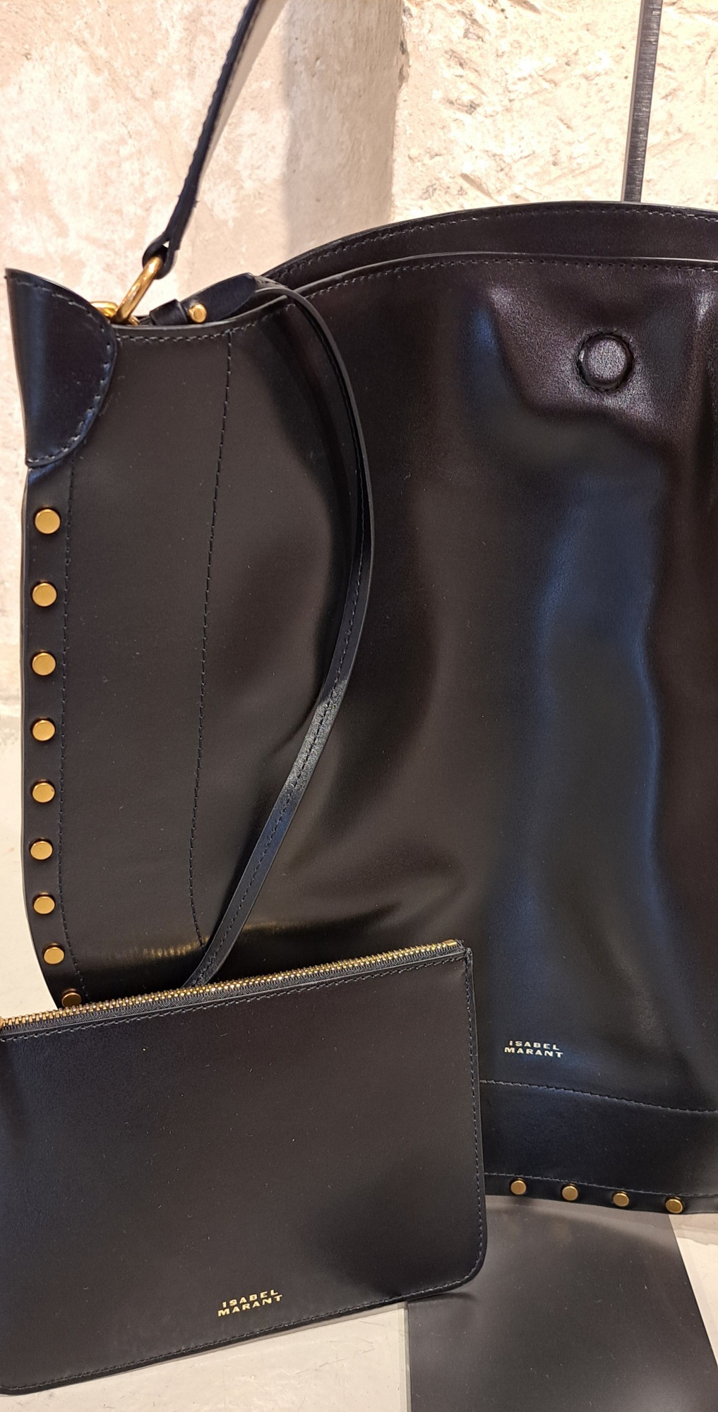 Isabel Marant Oskan Hobo Tote Bag In Black