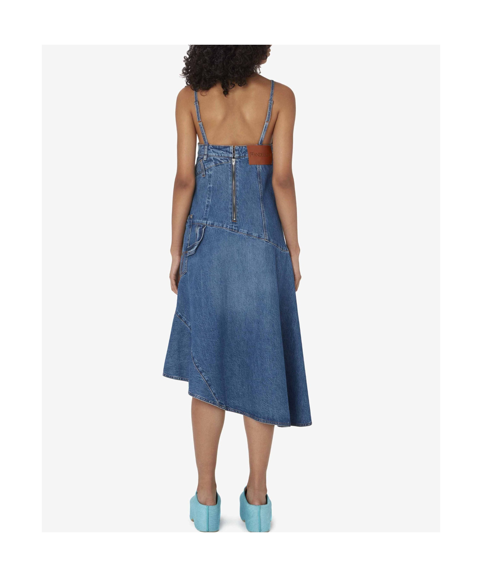 Jw Anderson J.w.anderson 'twisted Strappy' Dress In Blue