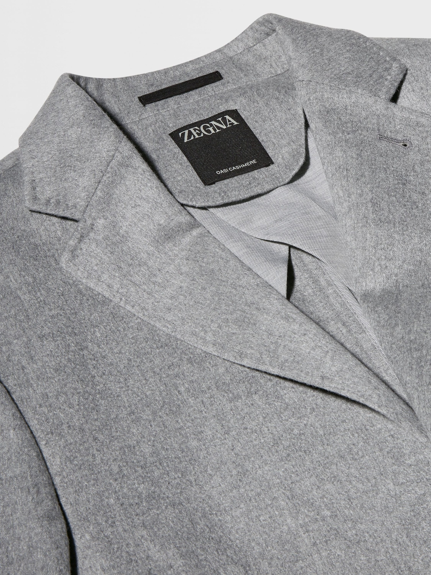 Zegna Oasi Cashmere Suit Jacket In Gray