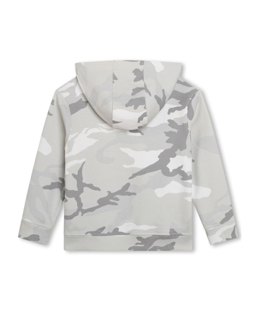 Givenchy Camo Logo-print Cotton Hoodie In White