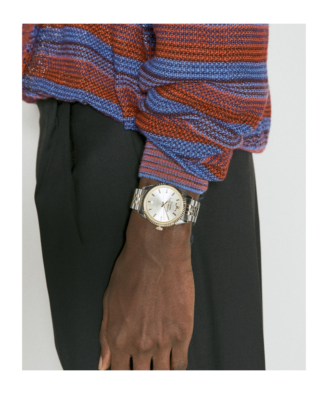 Vivienne Westwood Seymour Homme Watch In Brown