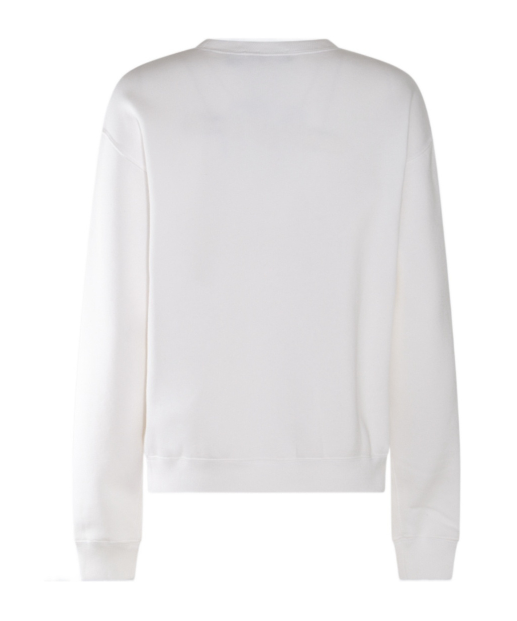 Polo Ralph Lauren White Crewneck Sweatshirt With Pony Detail On The Front In White