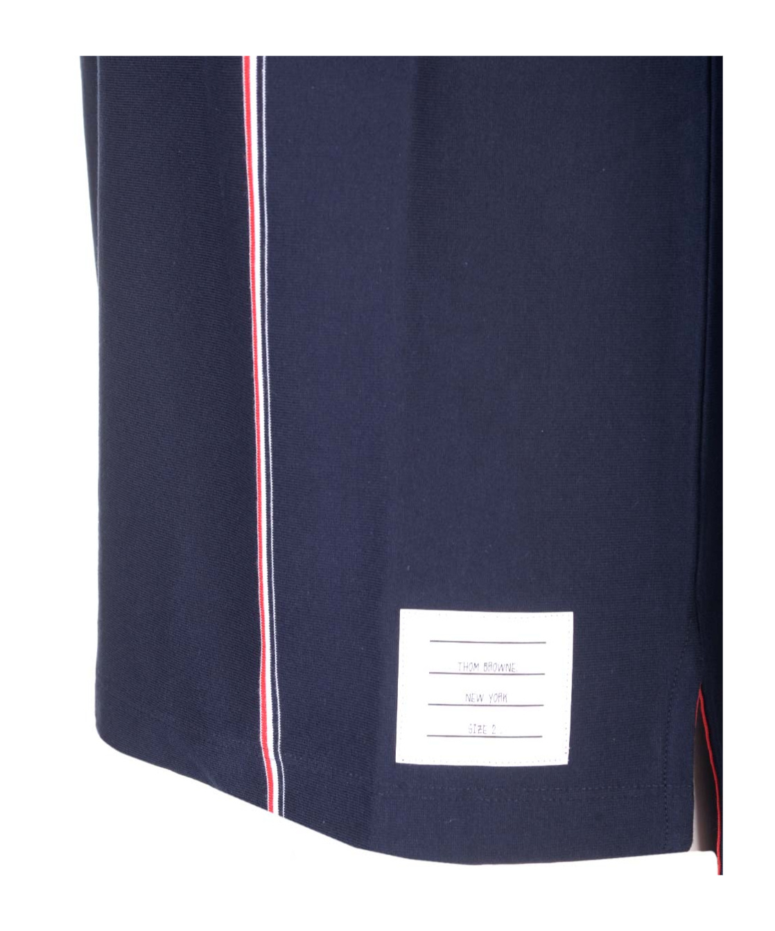Thom Browne Signature Stripe Crewneck T-shirt In Black