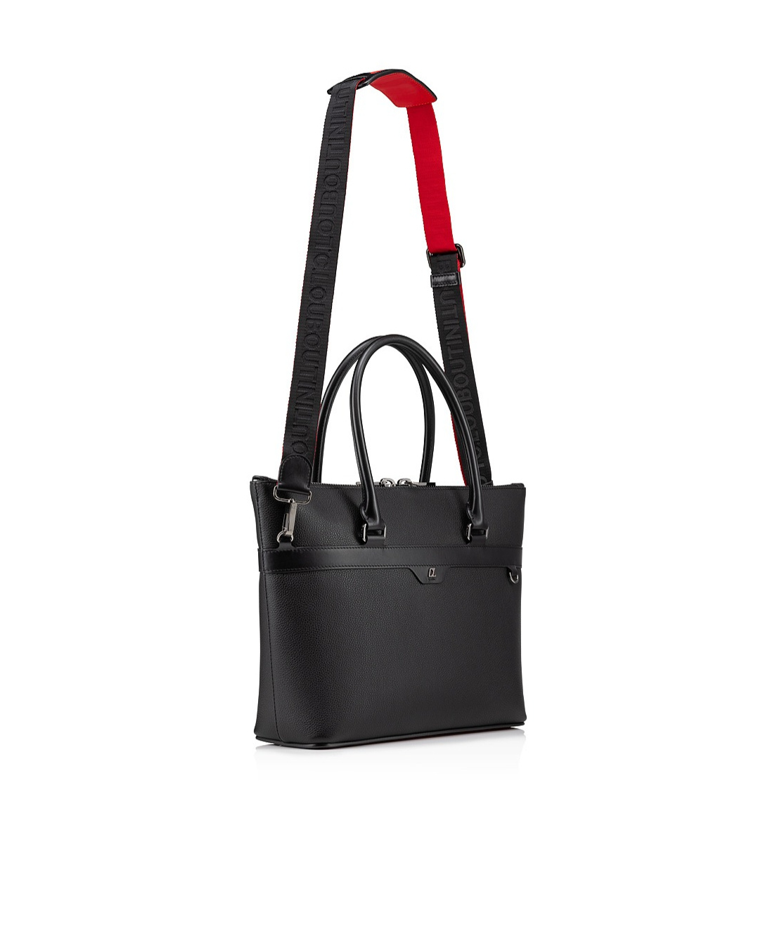 Christian Louboutin Kabiker 2.0 Leather Shoulder Bag In Black
