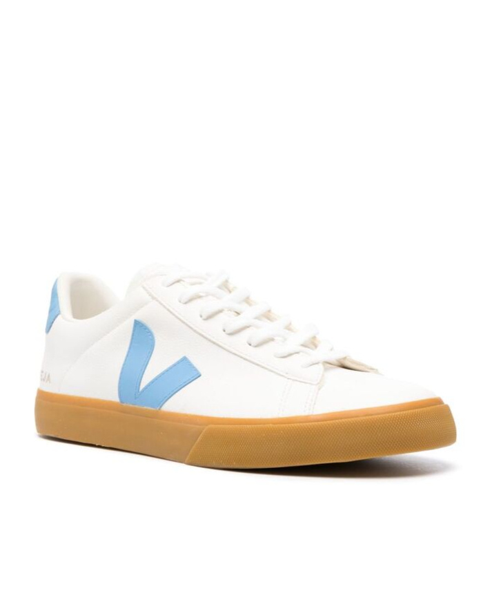 Veja Campo Chromefree Leather Sneakers In White