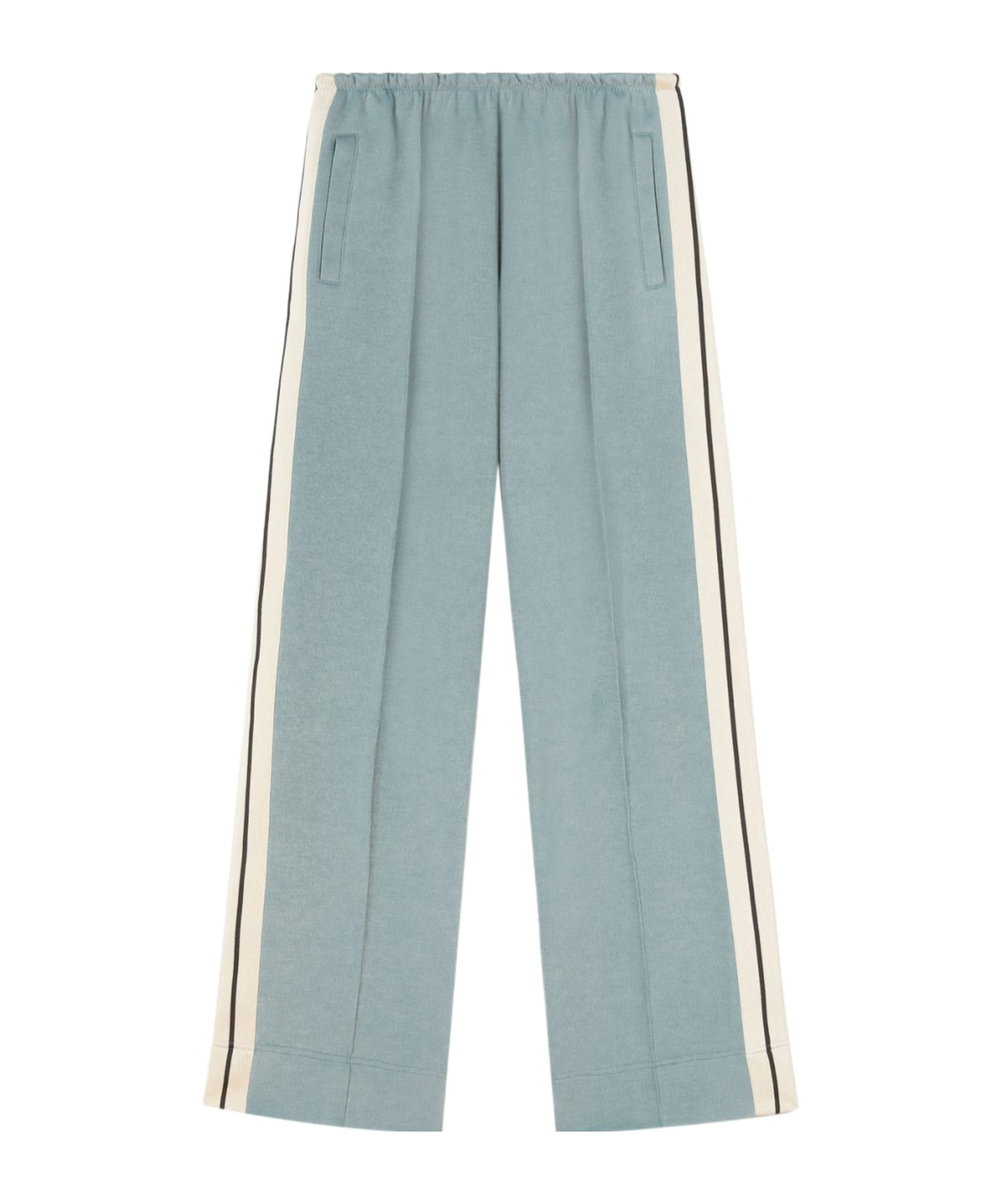 Palm Angels Loose-fit Cotton Track Pants In Green
