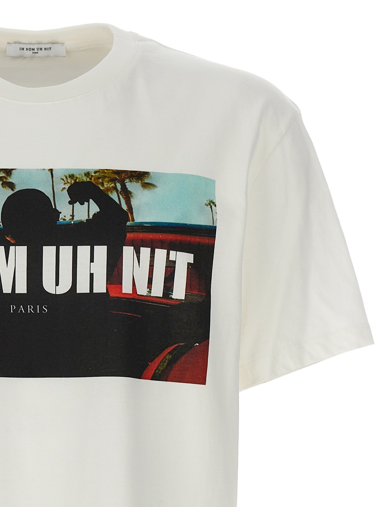 Ih Nom Uh Nit Photograph-print Cotton T-shirt In White