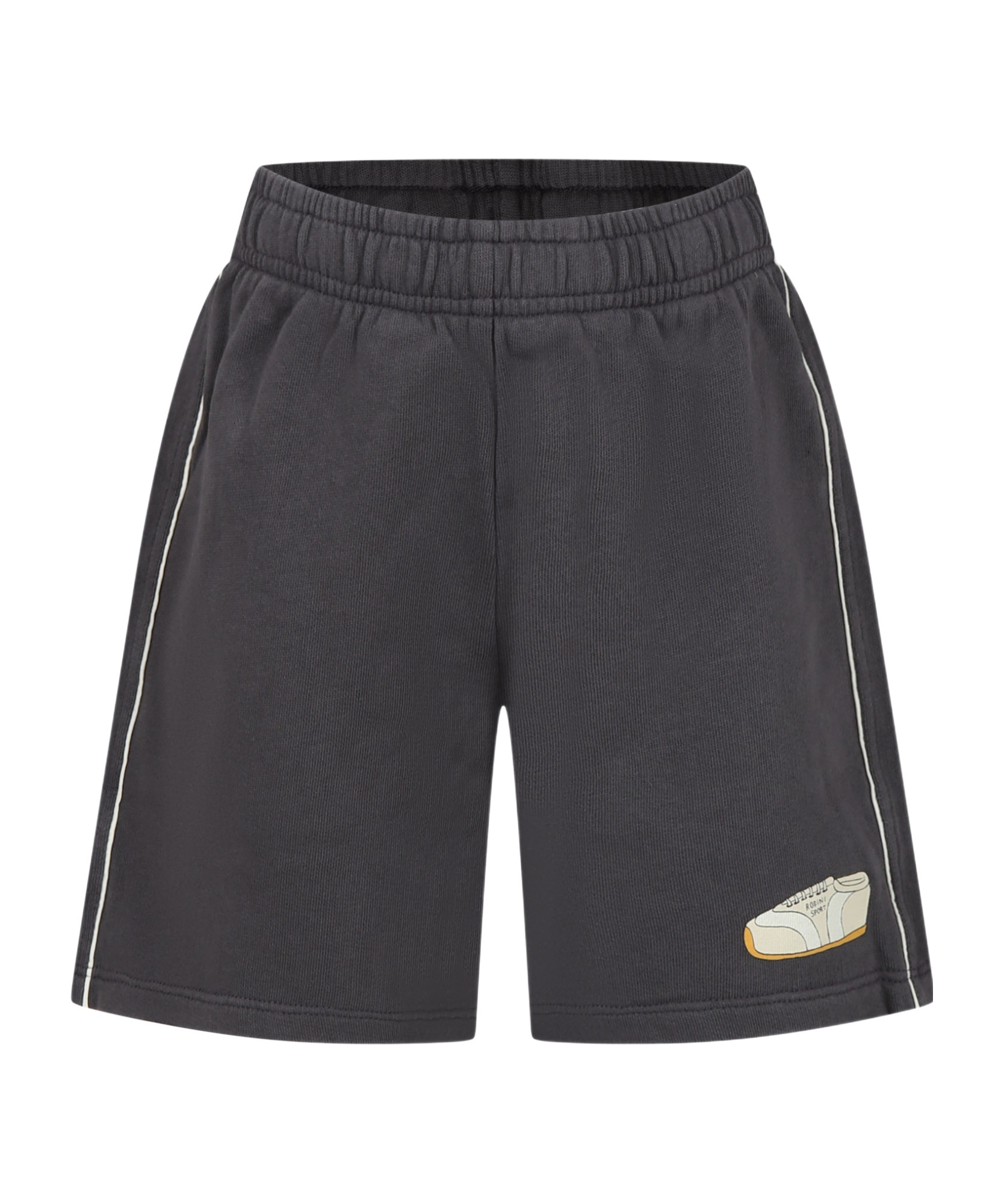 Mini Rodini Logo Shorts In Gray