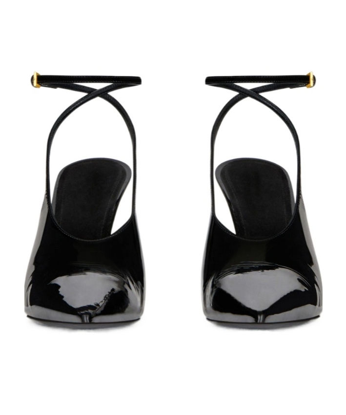 Givenchy Sleek Slingback Pumps With Pointed Design In Black
