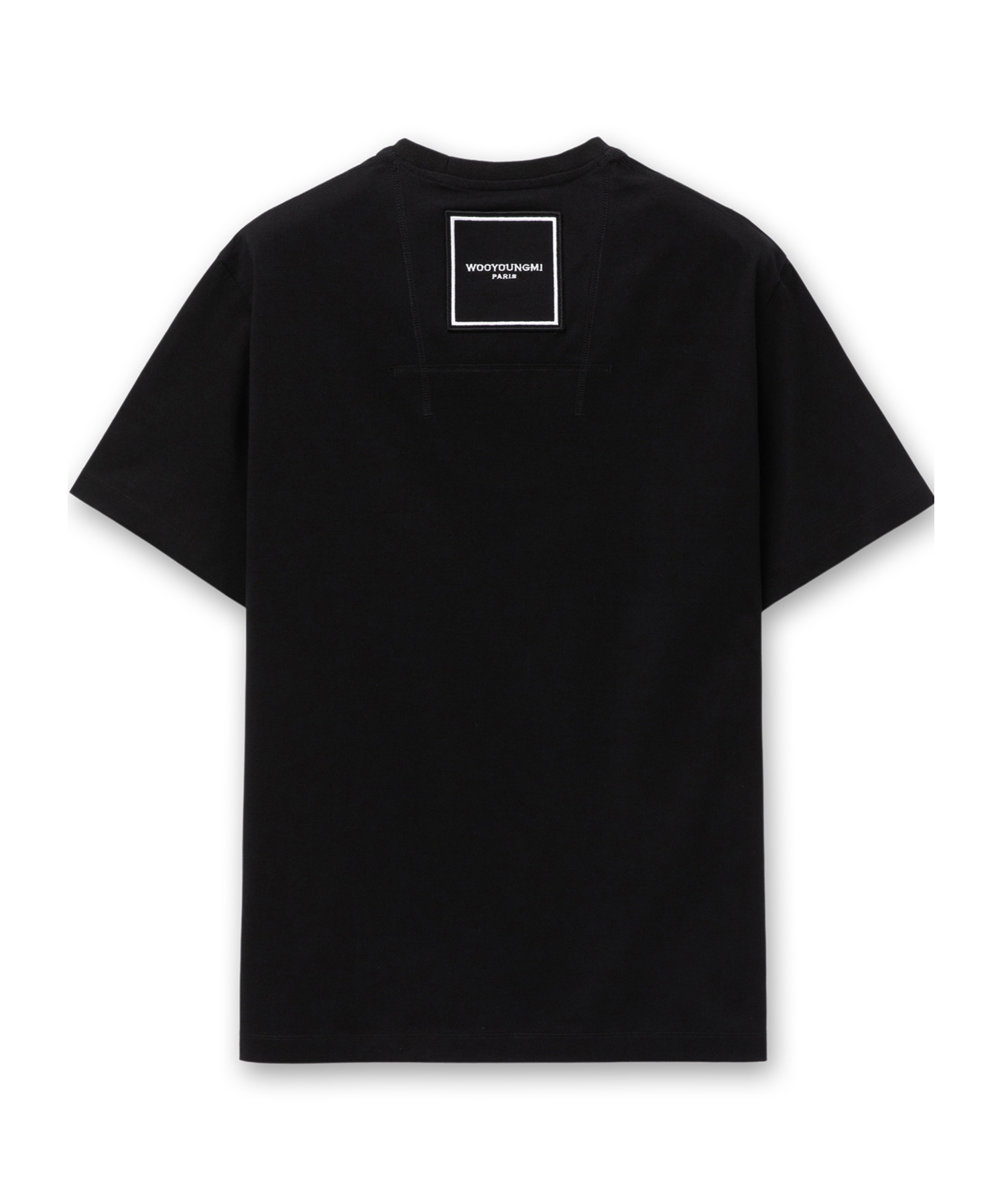 Wooyoungmi Black Light Graphic T-shirt In Black