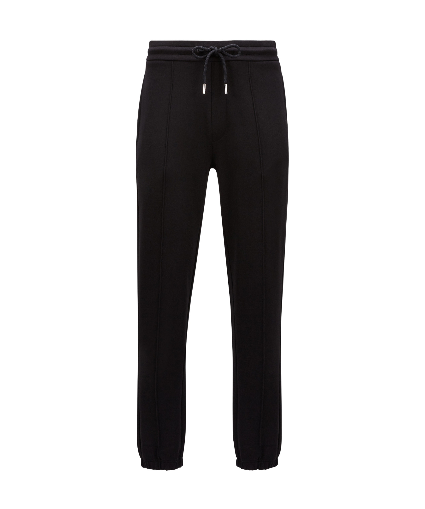 Moncler Raised Seam-detail Track Trousers In Black