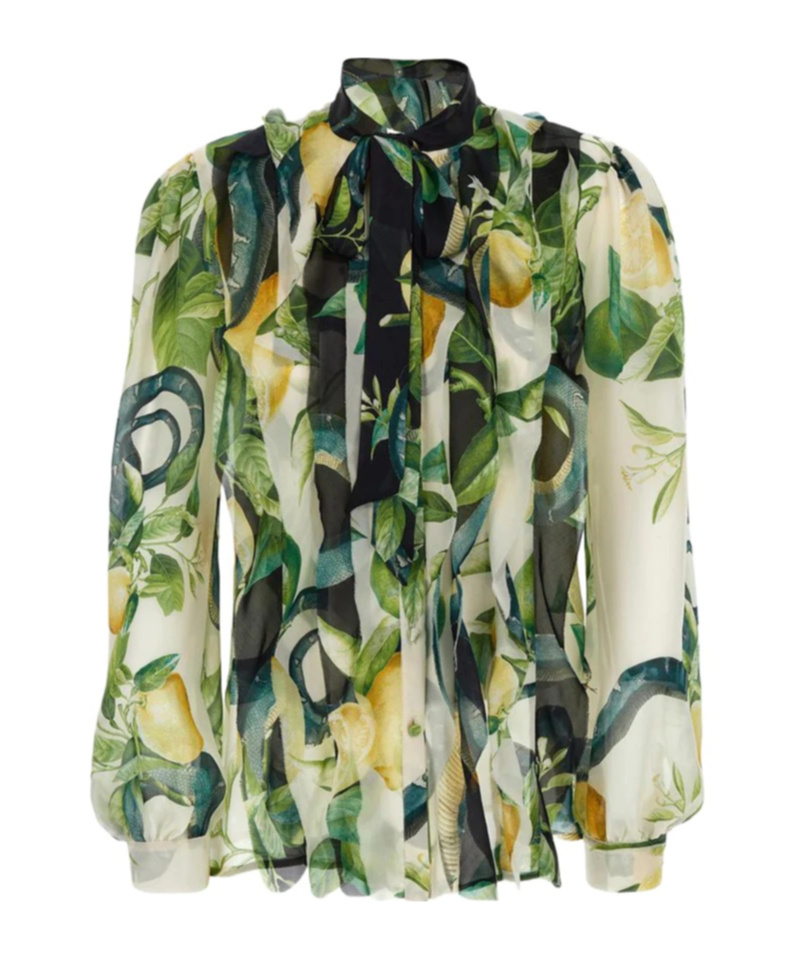 Roberto Cavalli Shirts Multicolour In Green