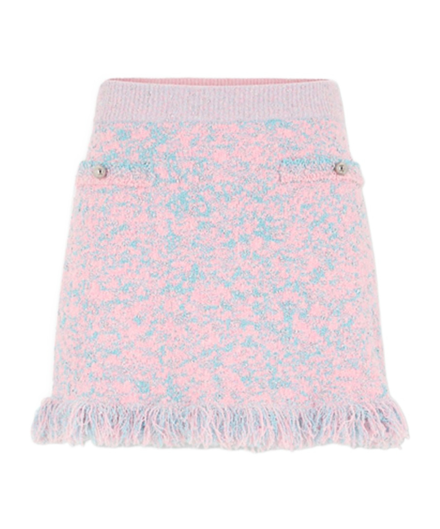 Rabanne Loose Waist Skirt In Pink