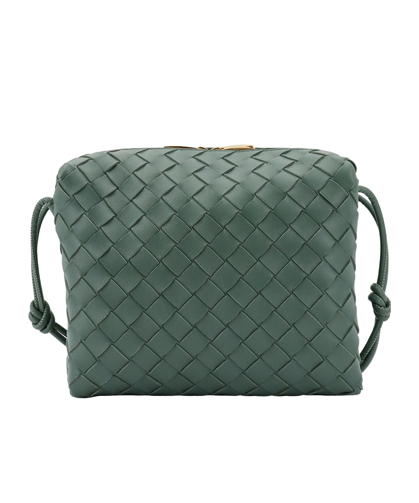 Bottega Veneta Small Loop Shoulder Bag In Green