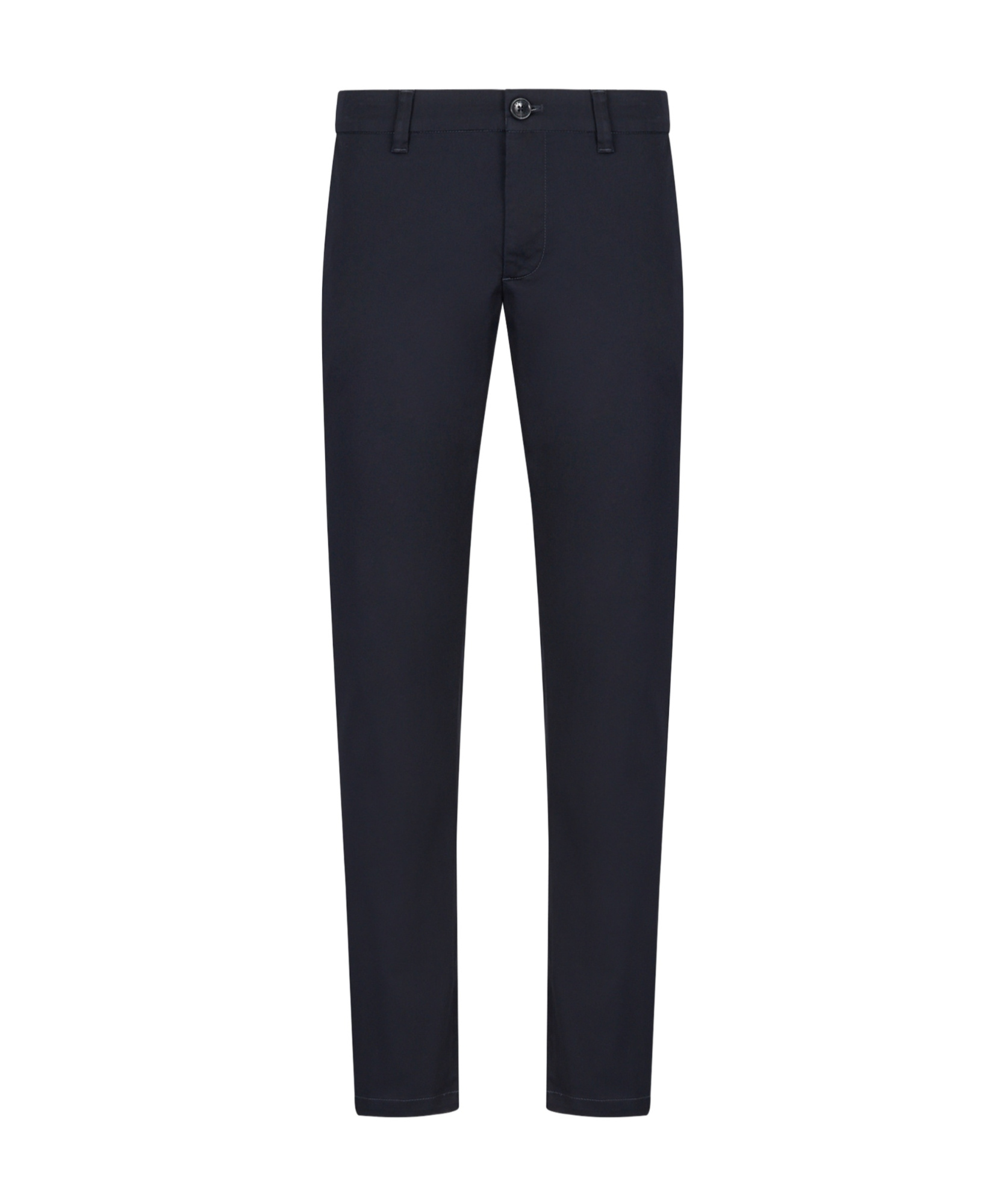 Armani Exchange Official Store Slim Fit Trousers In Ultra Stretch Twill In Black