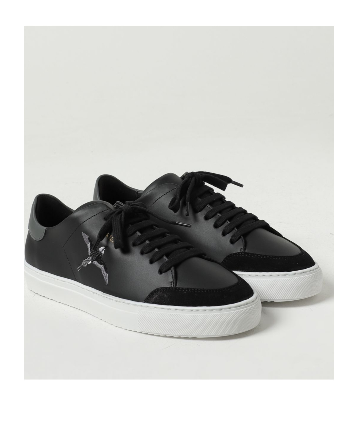 Axel Arigato Clean 90 Triple B Bird Leather Sneakers In Black